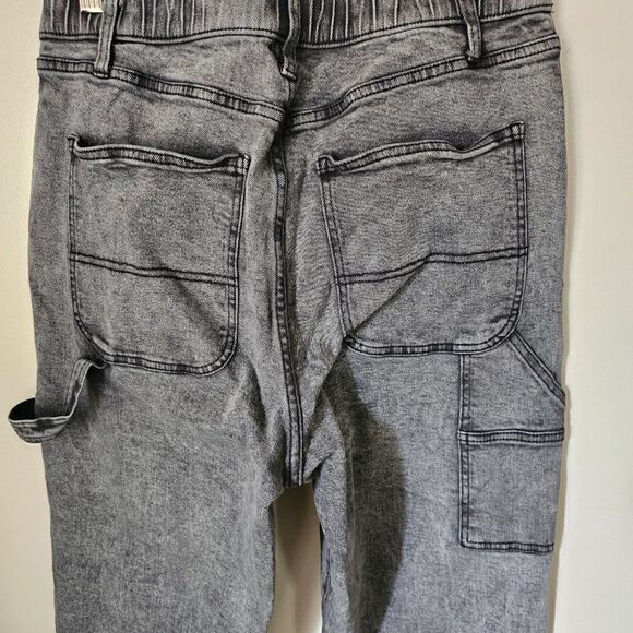 EUC WILD FABLE DARK WASH HIGHEST RISE UTILITY STRETCH JEANS SIZE 10 - Picture 8 of 14